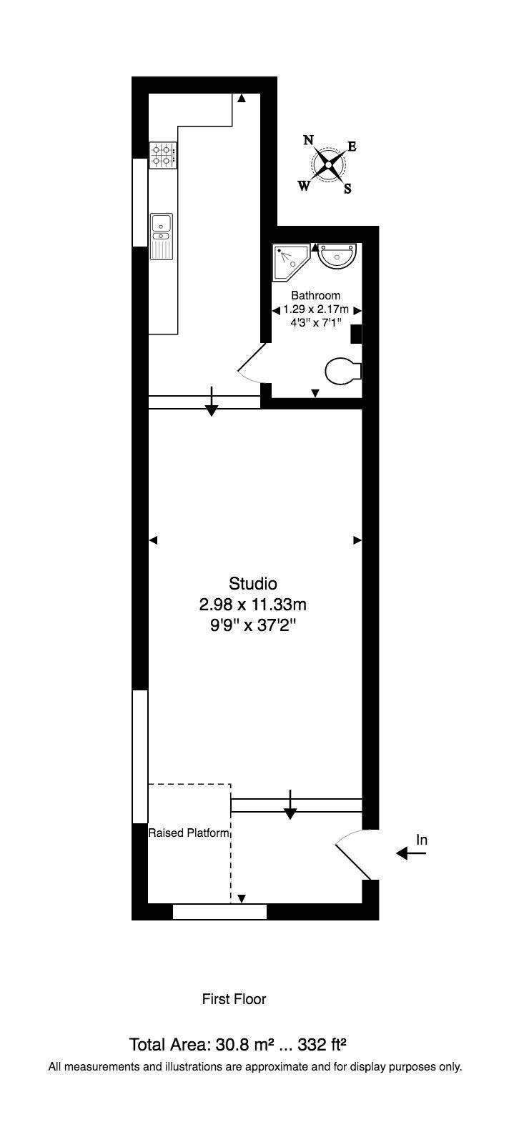 1 Bedrooms Studio to rent in Northfield Ave, Ealing W13