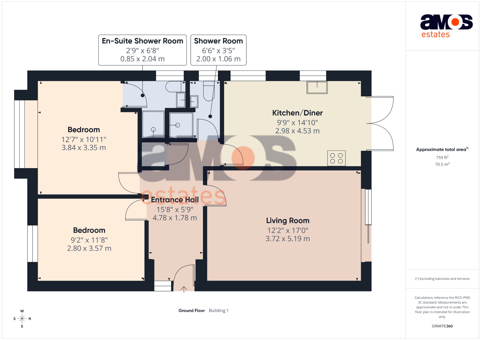 14 Arnolds Way, Rochford, Essex floorplan