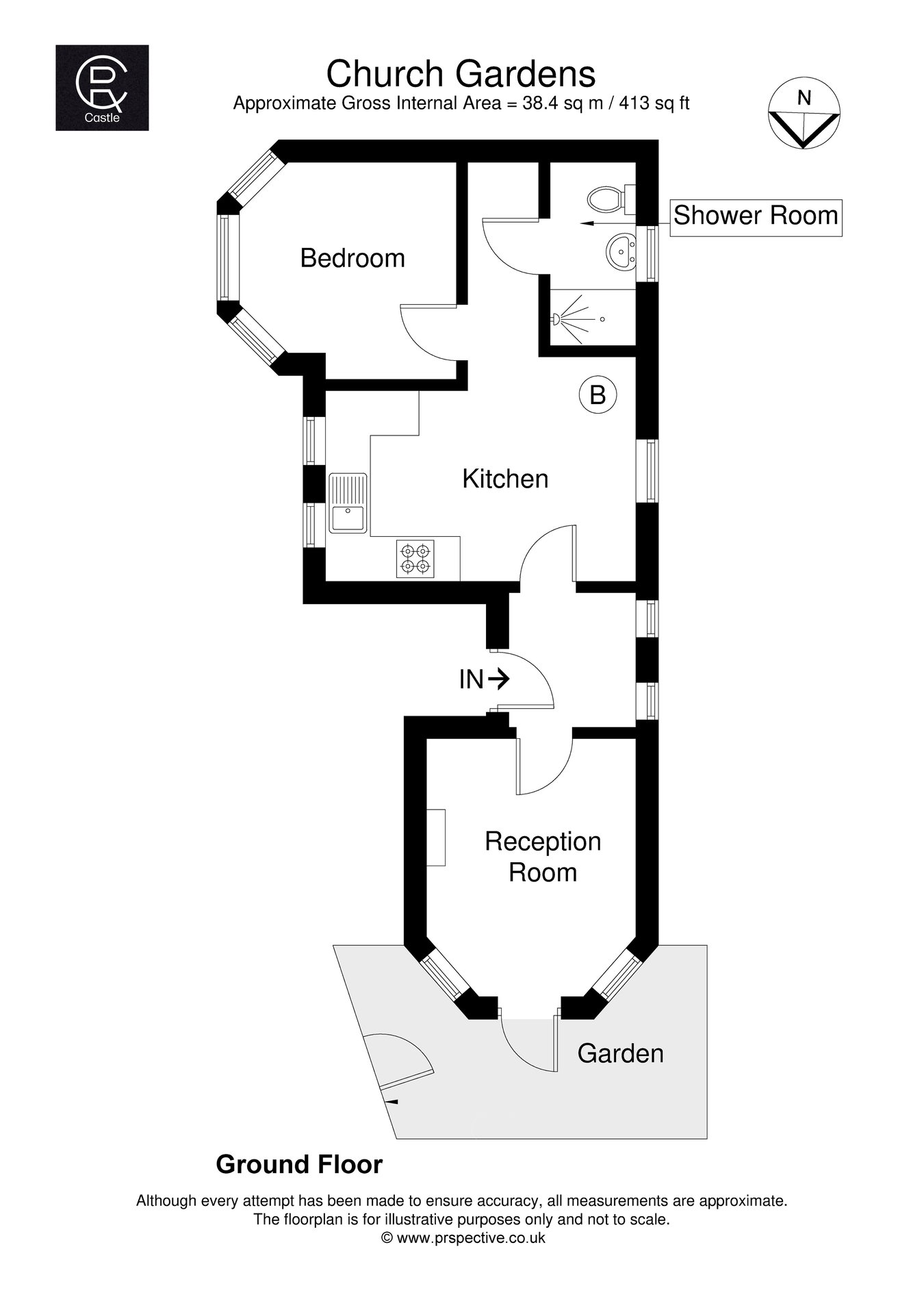 2a, Church Gardens, London floorplan