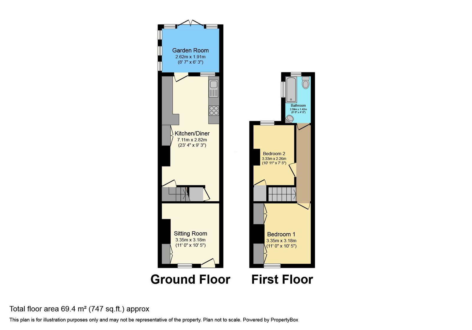 9, Freehold Street, Loughborough floorplan