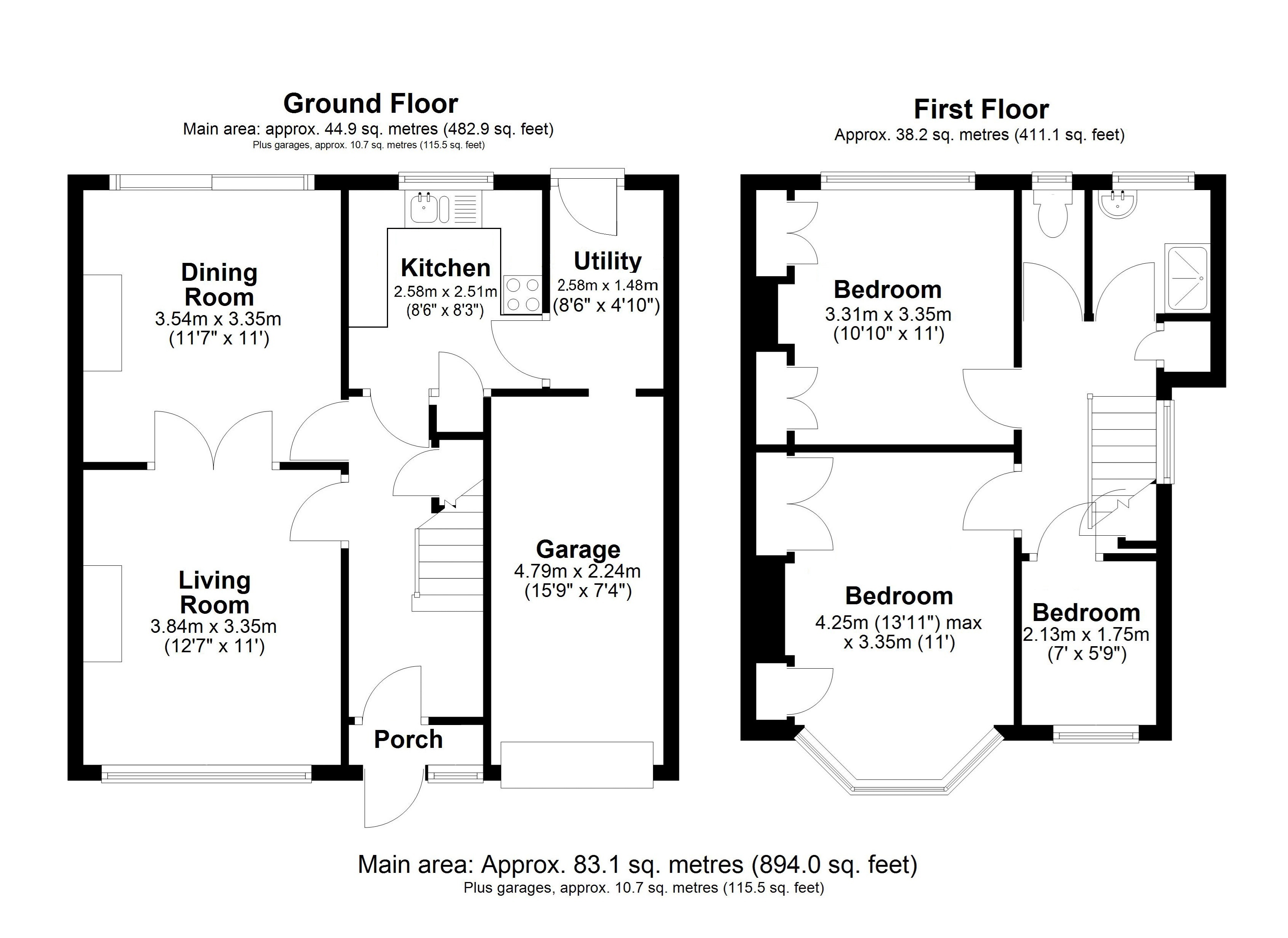 62, Selbourne Avenue, Surbiton floorplan