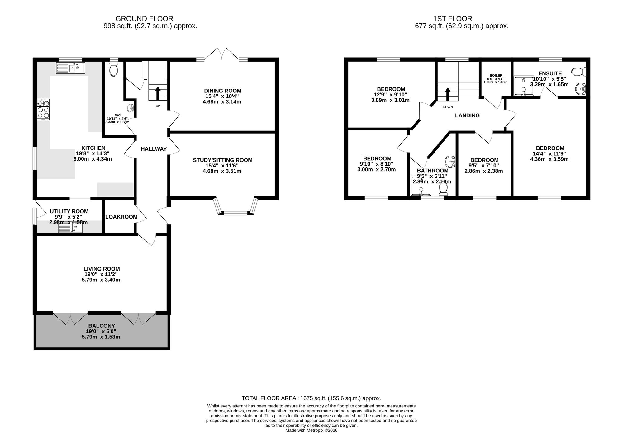 43 Ffos-Y-Fran, Newport floorplan