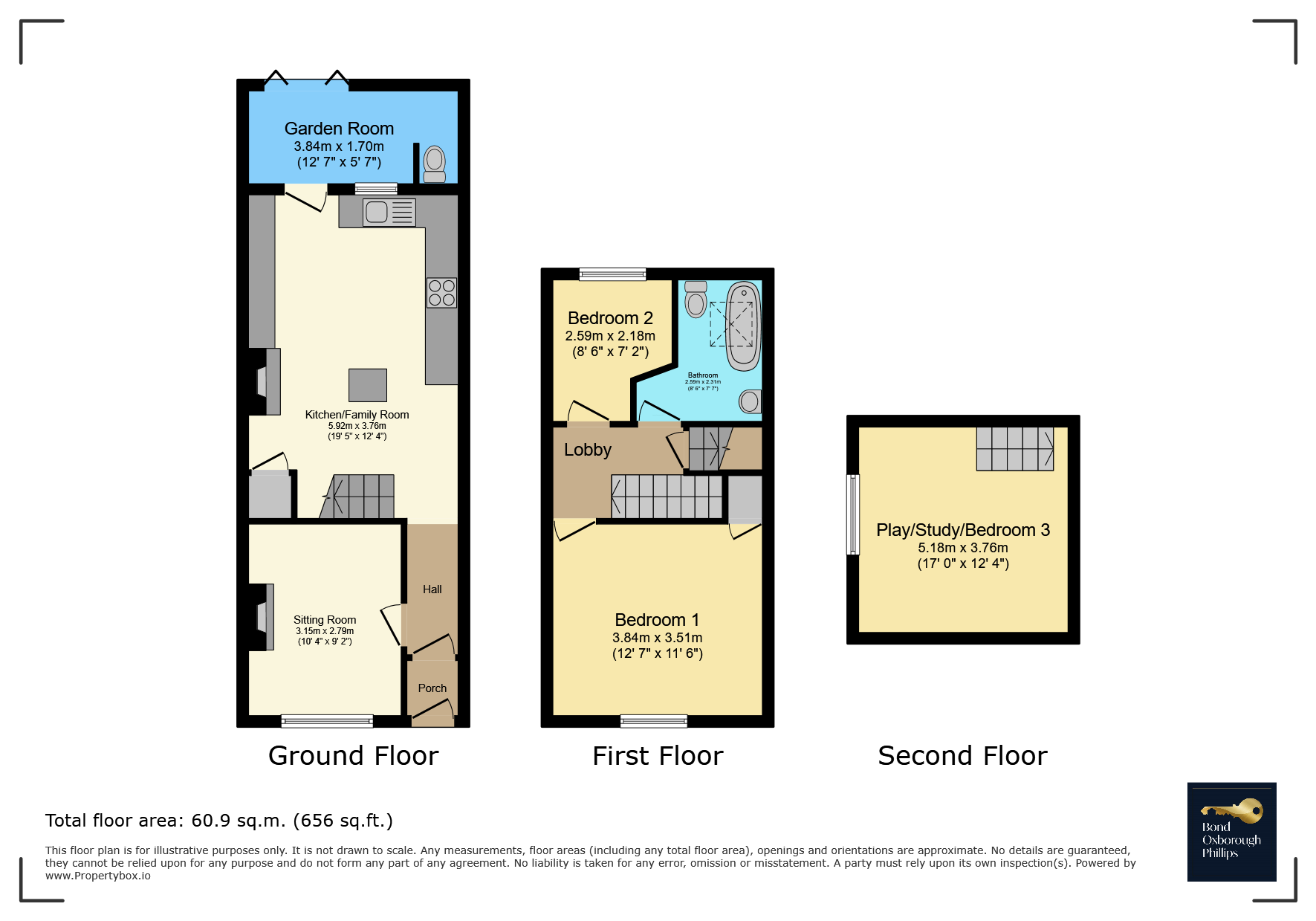 21, Castle Street, Bideford floorplan