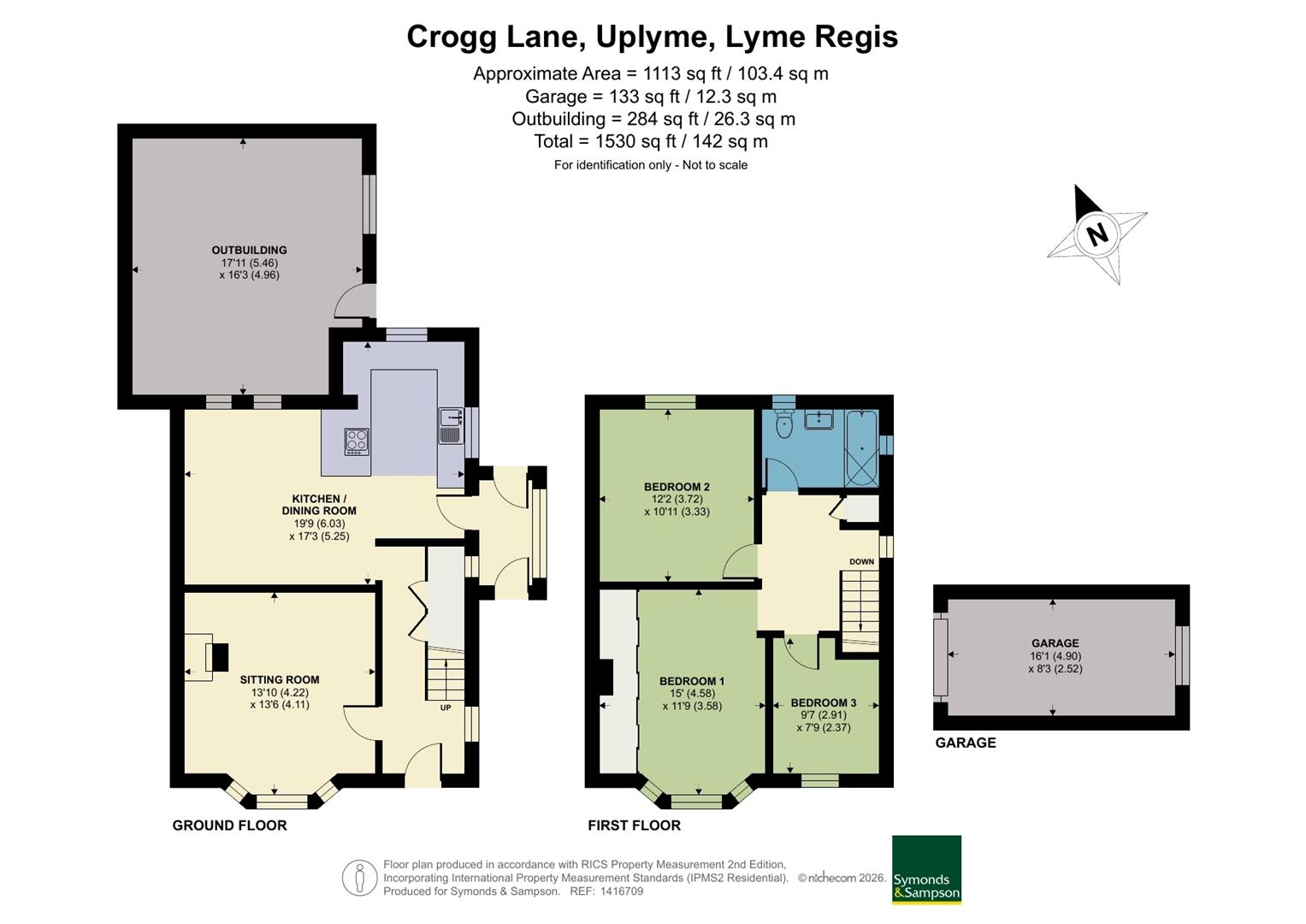 Crogg House, Crogg Lane, Lyme Regis floorplan