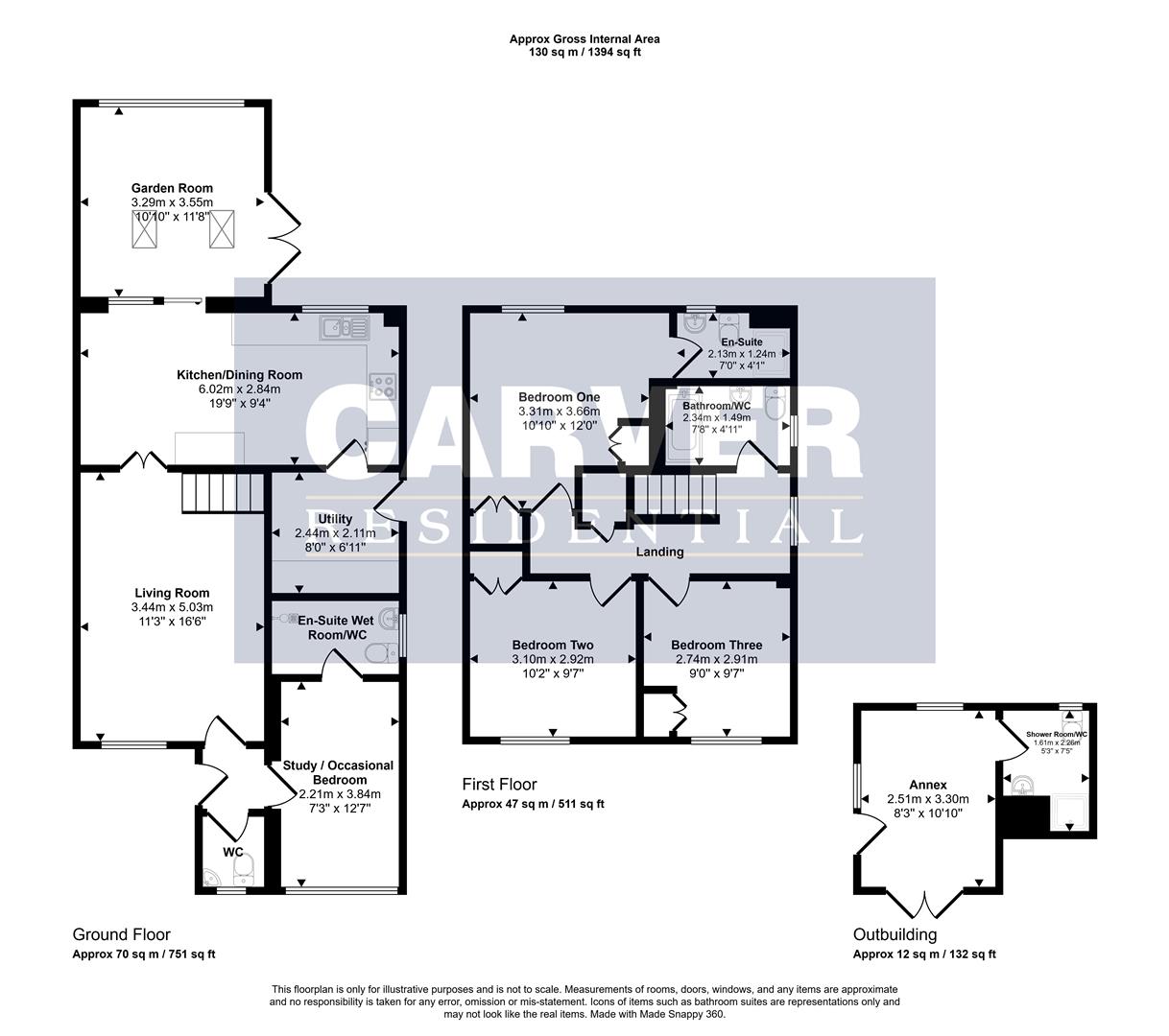 19, Heatherburn Court, Woodham floorplan
