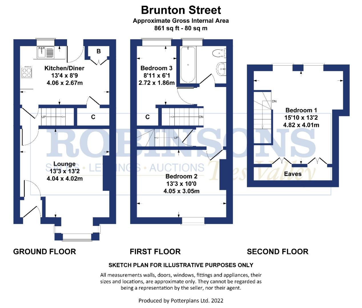Brunton Street, Darlington DL1, 3 bedroom terraced house for sale