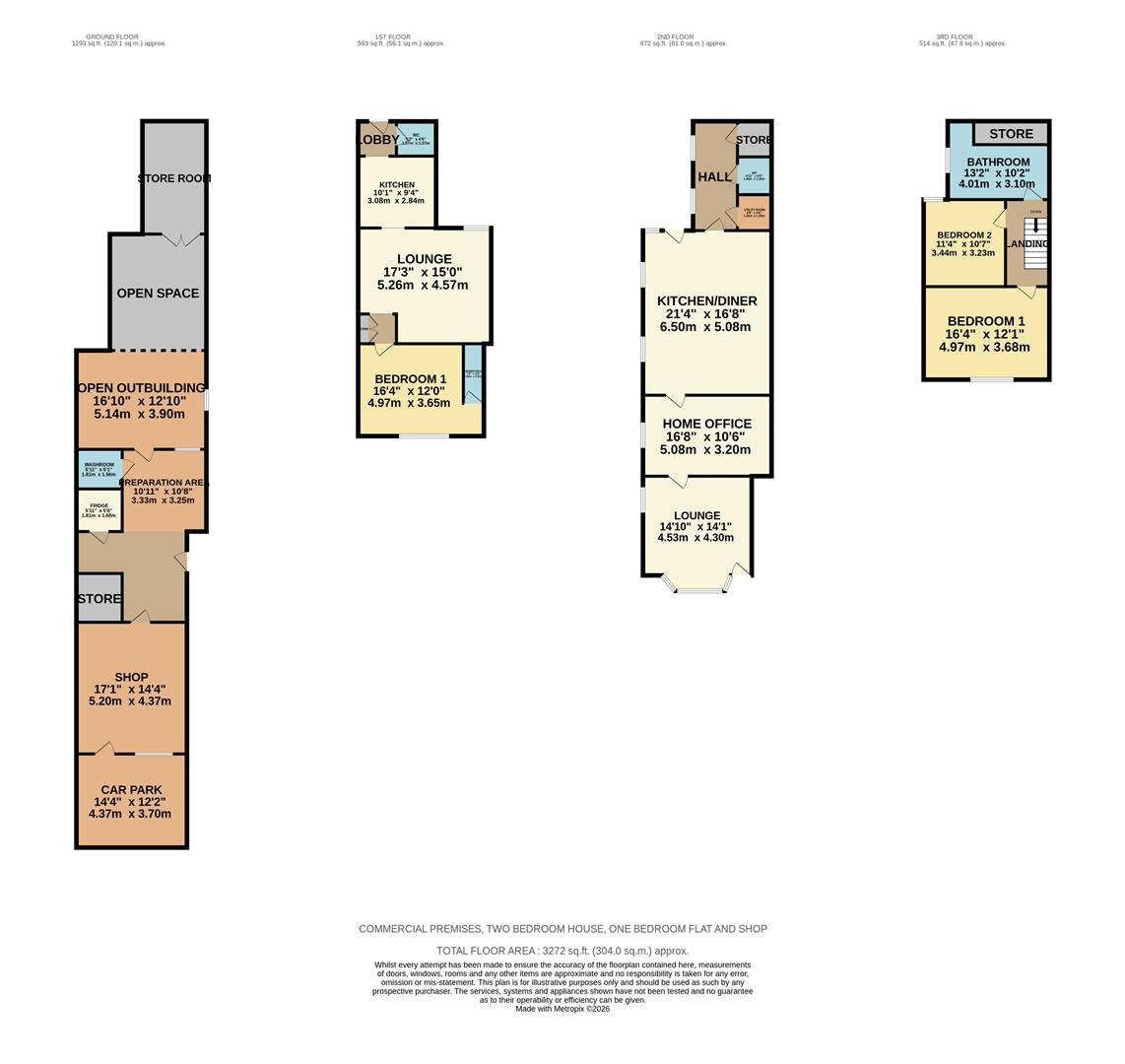 271 - 273 - 273A, Hesketh Lane, Tarleton floorplan