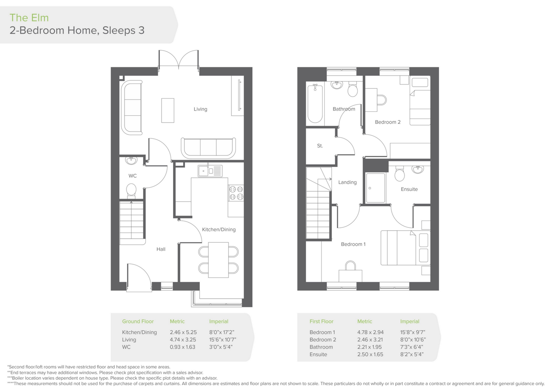 138, The Elm, The Woodlands at Halsnead Garden Village floorplan