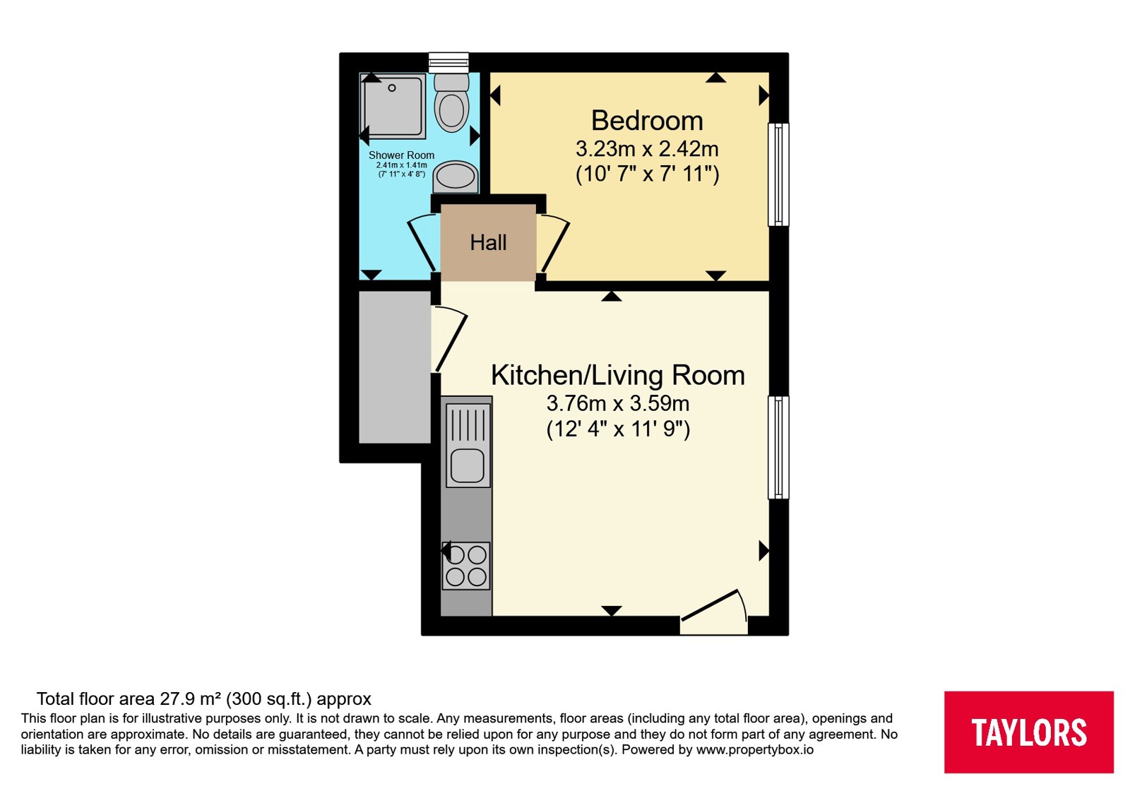 Flat 6, Staple Hill House 103-105,, Staple Hill Road, Bristol floorplan