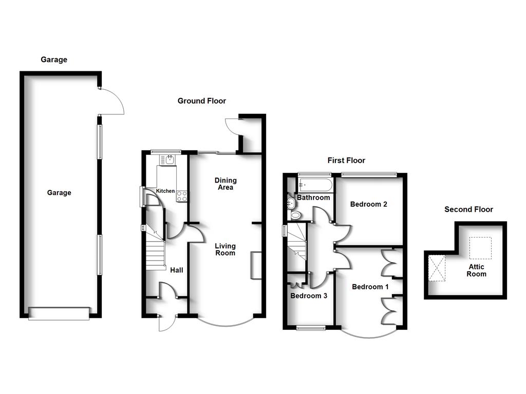 7, Chelmsford Avenue Aston, Sheffield floorplan