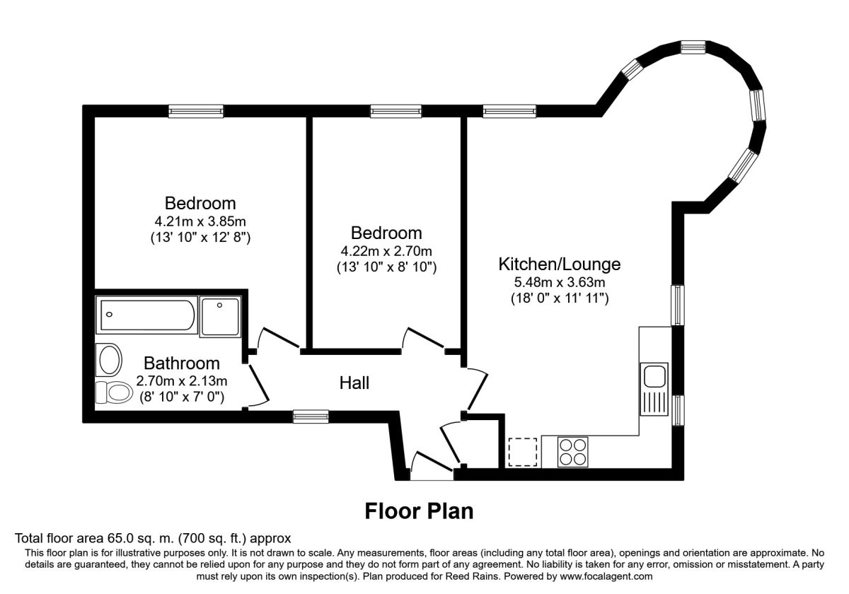 2 Bedrooms Flat for sale in Ladybank Avenue, Fulwood, Preston PR2
