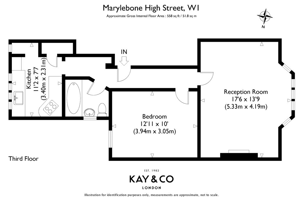 1 Bedrooms Flat to rent in Marylebone High Street, Marylebone W1U