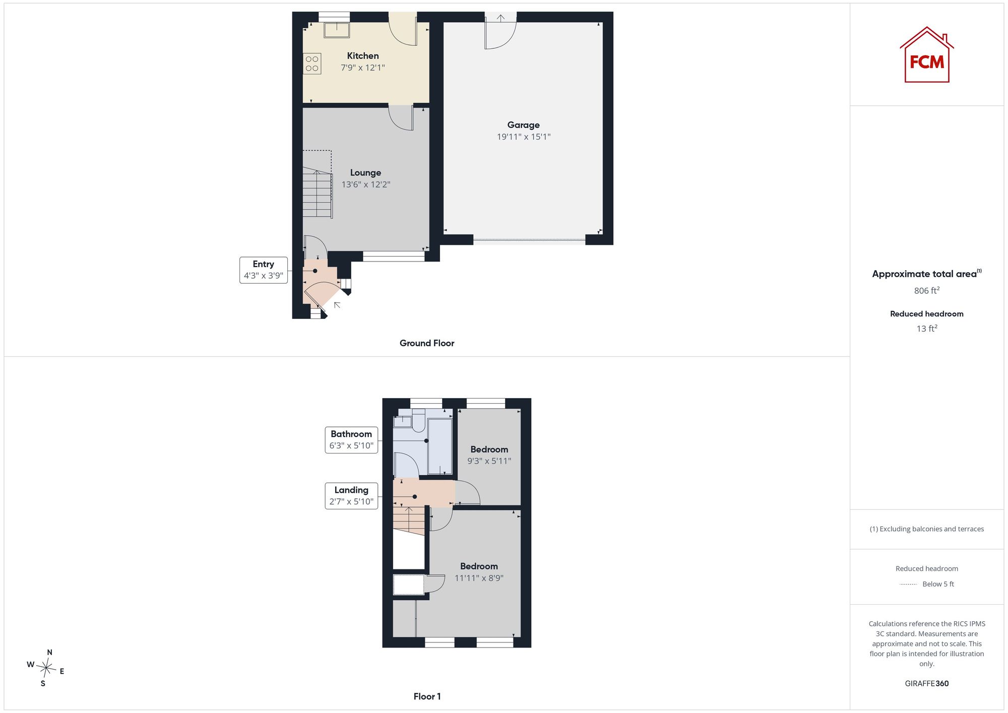 20 Holly Bank, Whitehaven floorplan