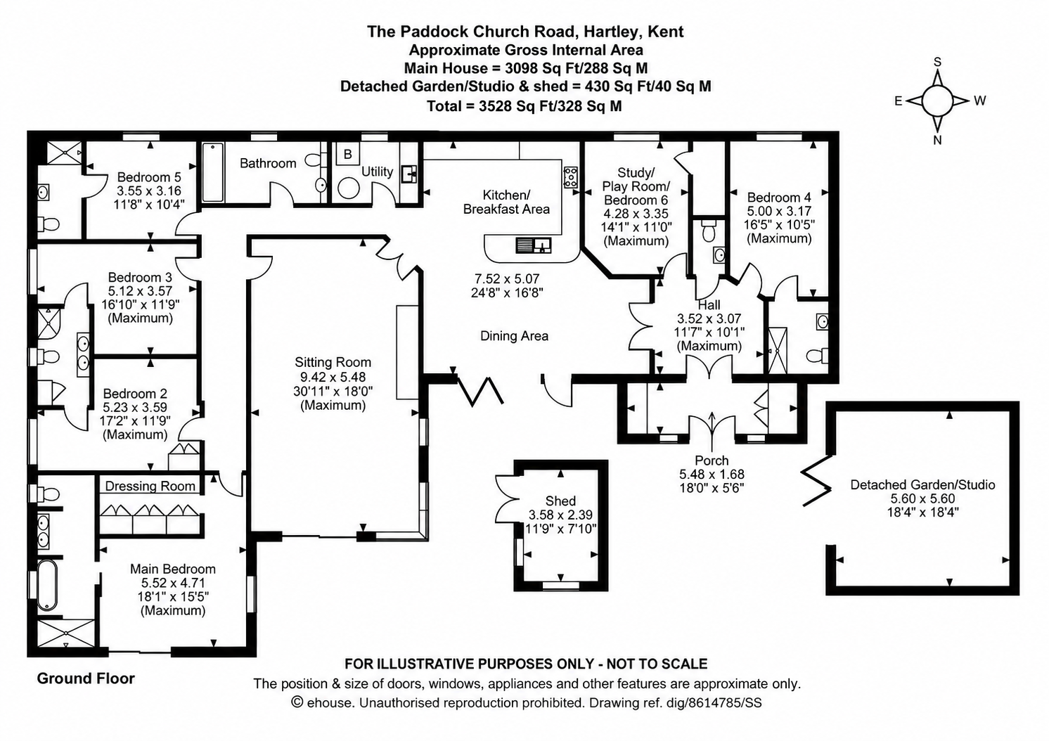 The Paddock,, Church Road, Longfield floorplan