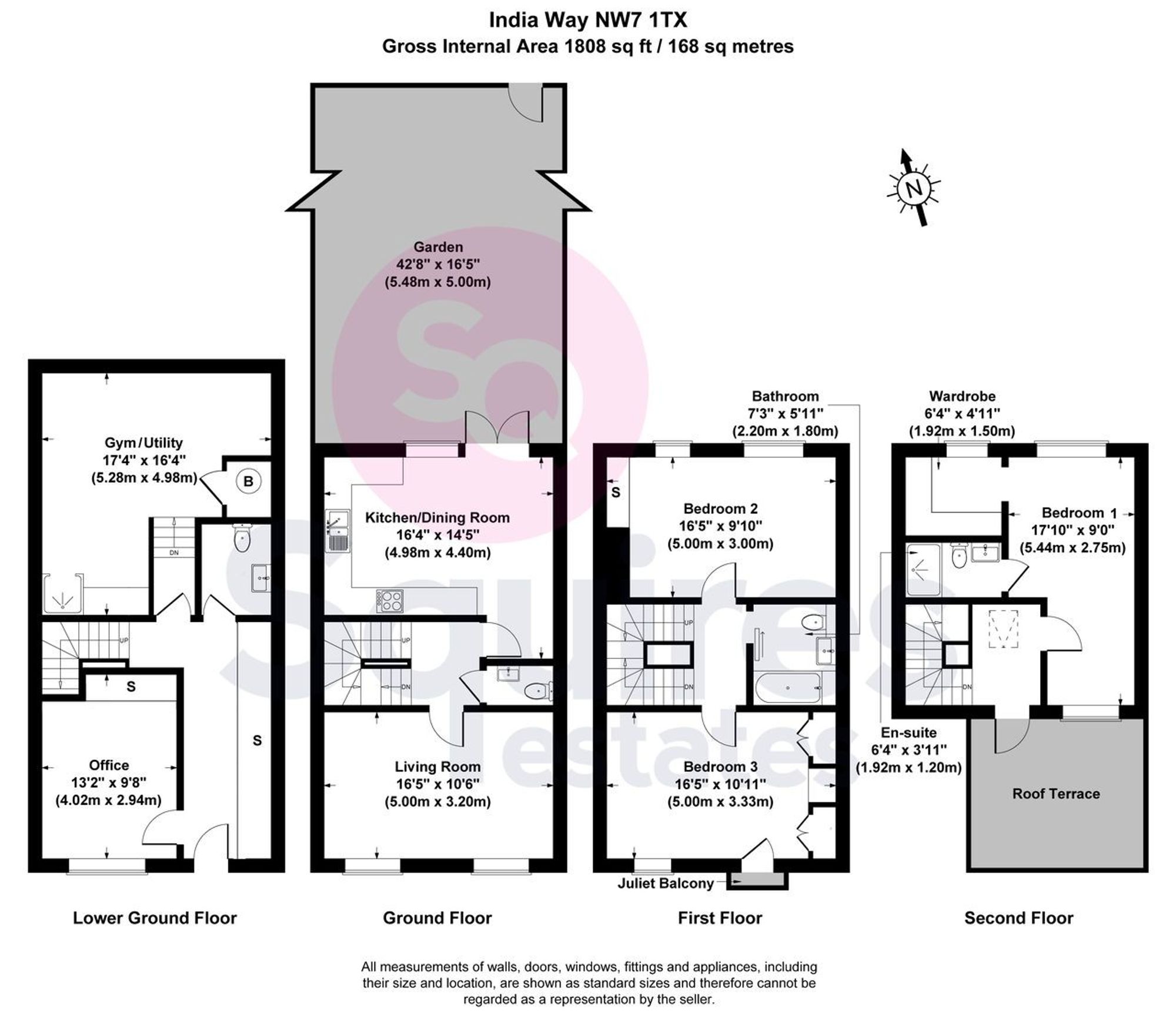 3,, India Way, Barnet floorplan