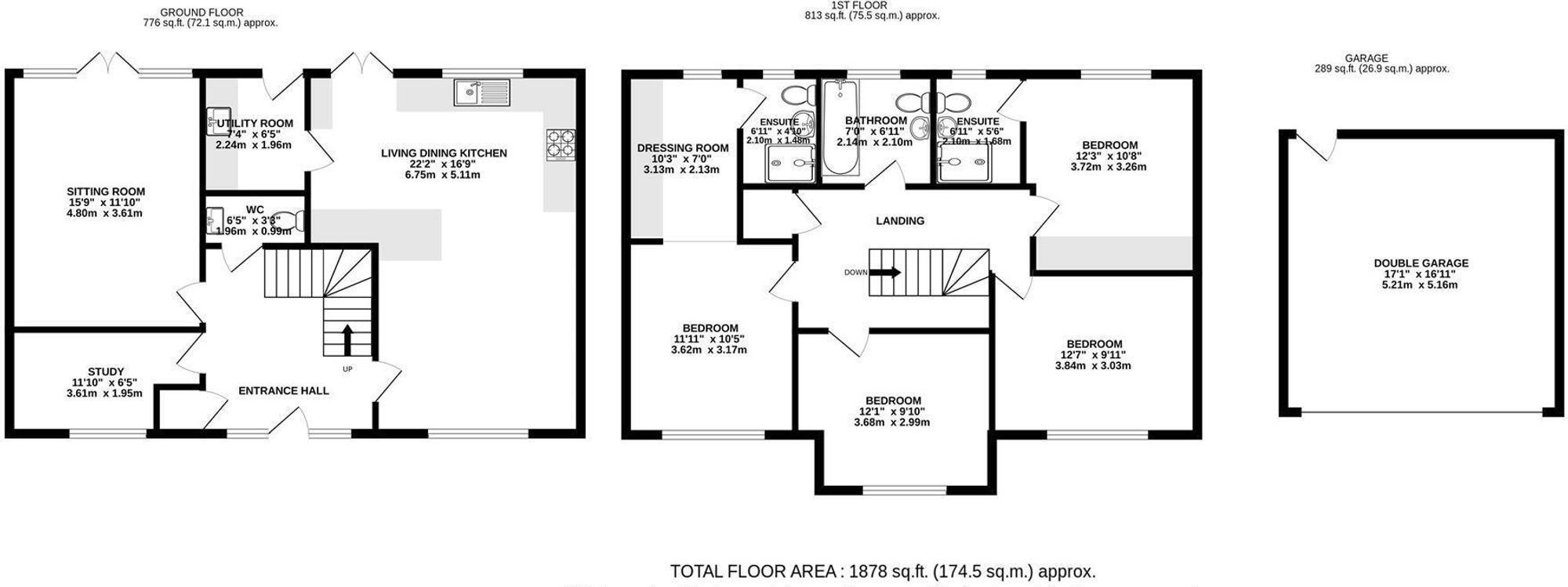 303 Holmes Chapel Road, Congleton floorplan
