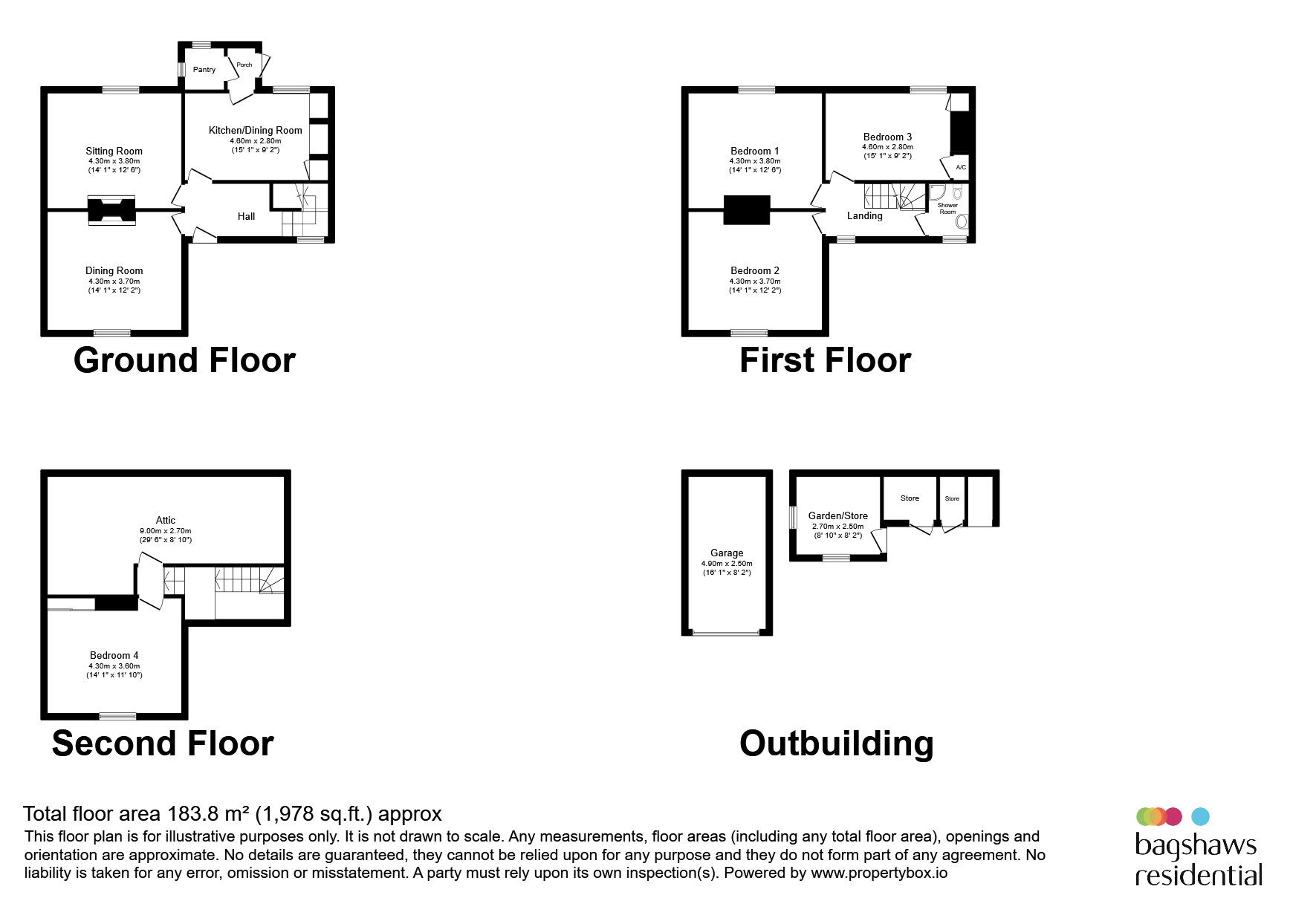 Paramatta, Baslow Road, Bakewell floorplan