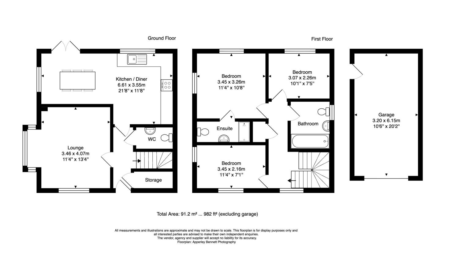 81, Buxton Crescent Broughton Astley, Leicester floorplan