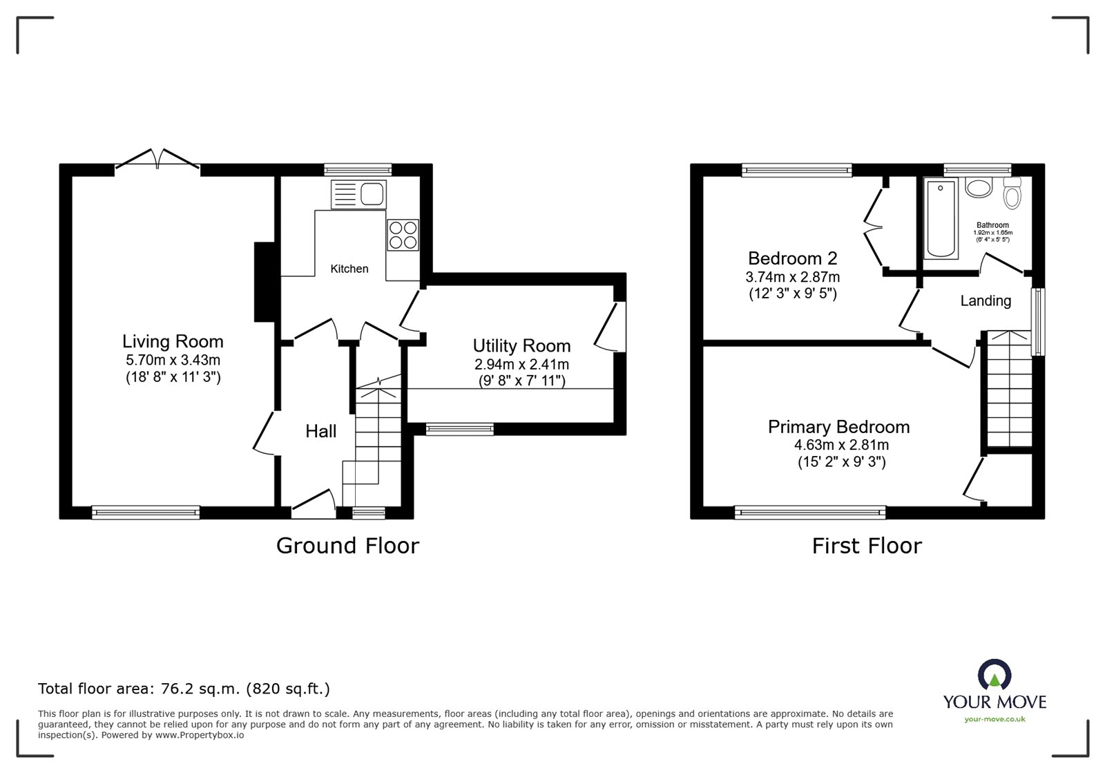 238, Stonegarth, Cumbria floorplan