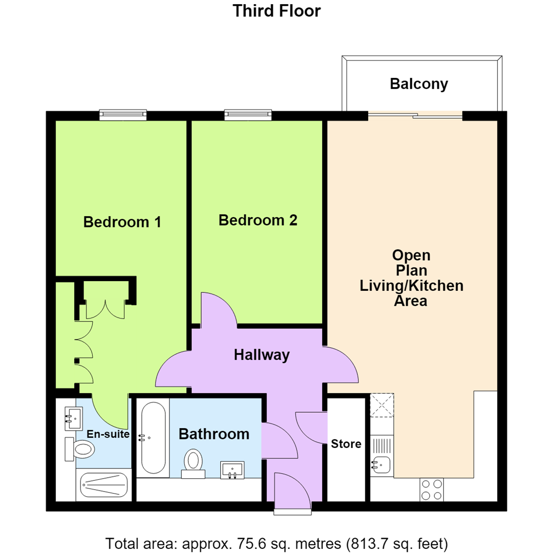 311 Castlegate, 2 Chester Road, Manchester floorplan