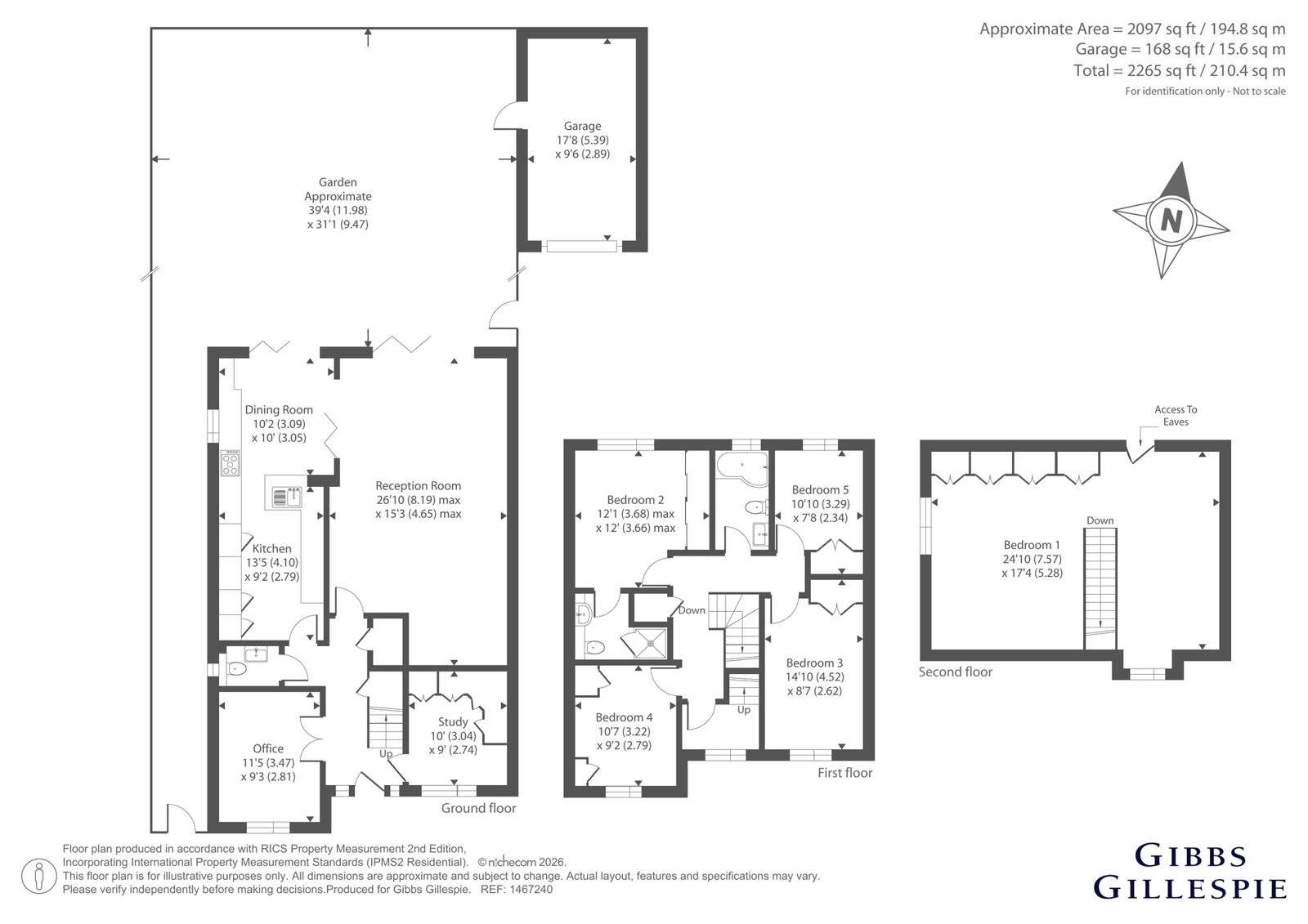23, Julius Caesar Way, Stanmore floorplan