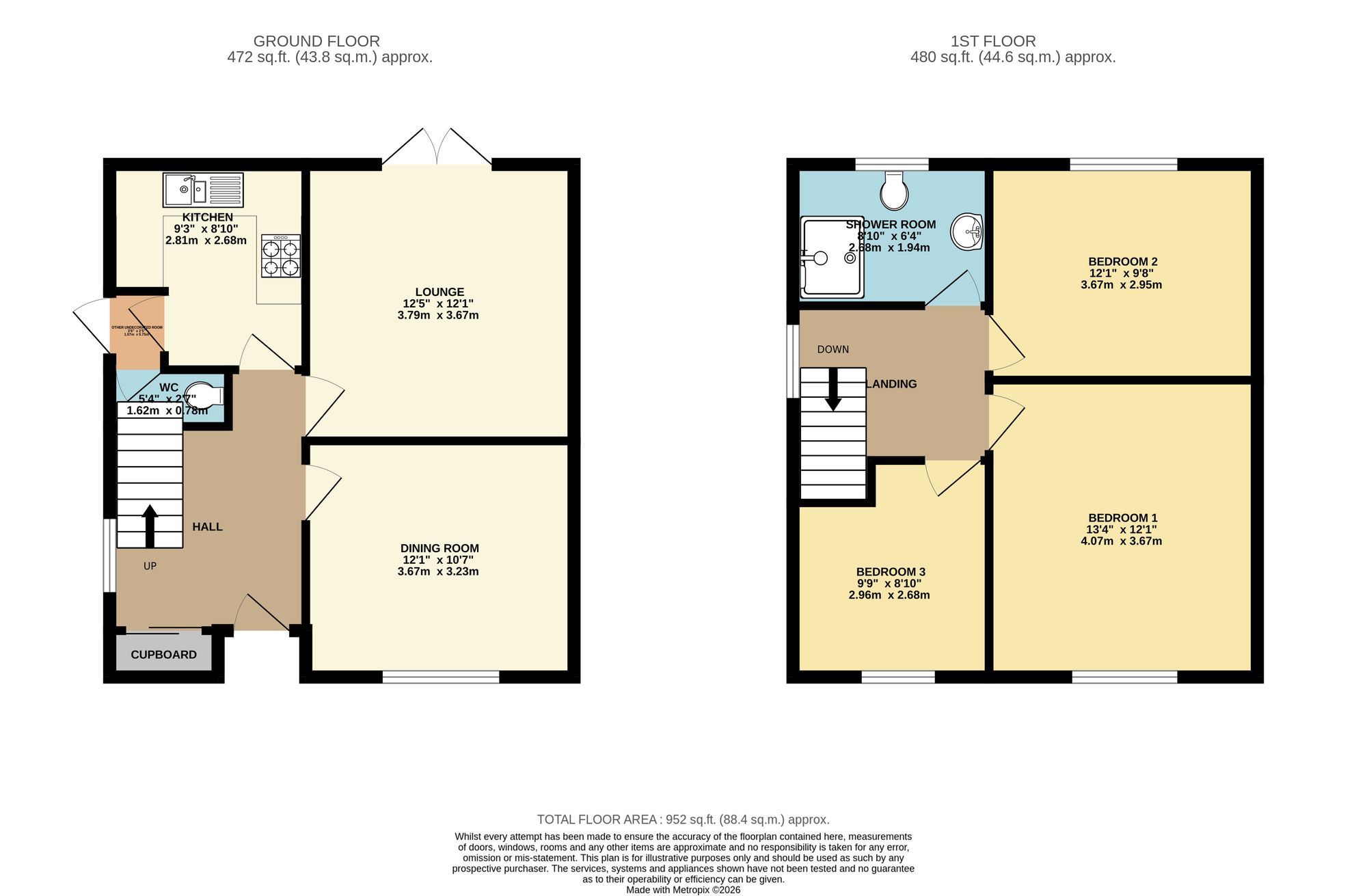 34 Bisley Street, Leicester floorplan