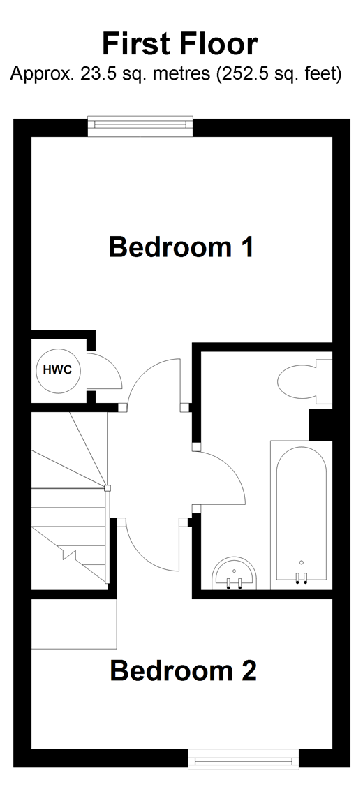 Hazelhurst Crescent, Horsham, West Sussex RH12, 2 bedroom terraced