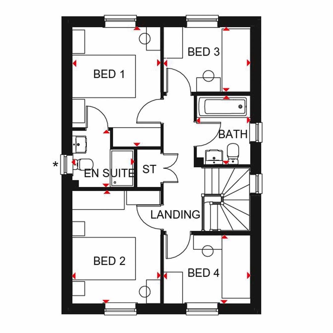 The Ingleby, Longmeanygate, Leyland floorplan