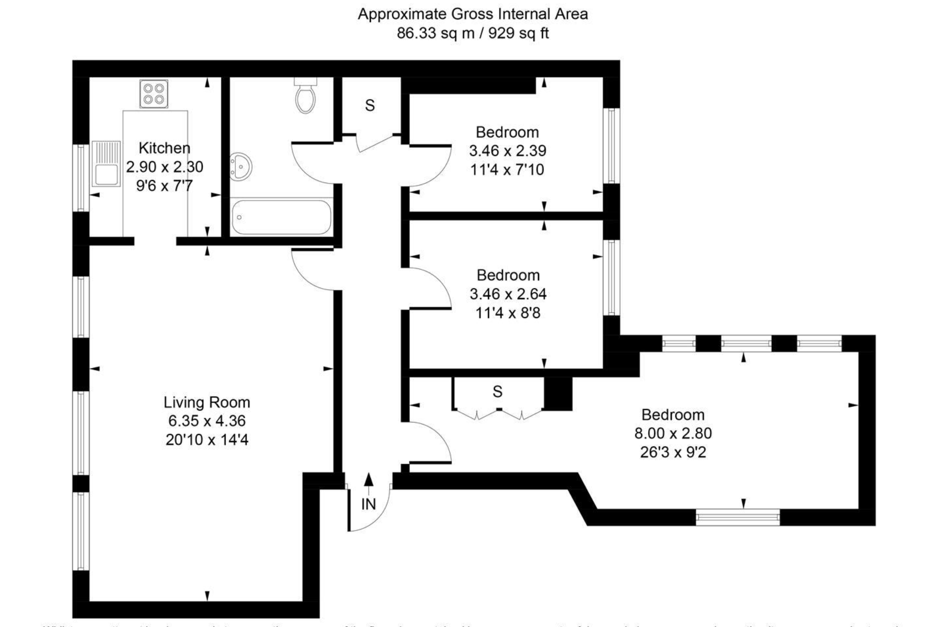 Chevy Road, Southall floorplan
