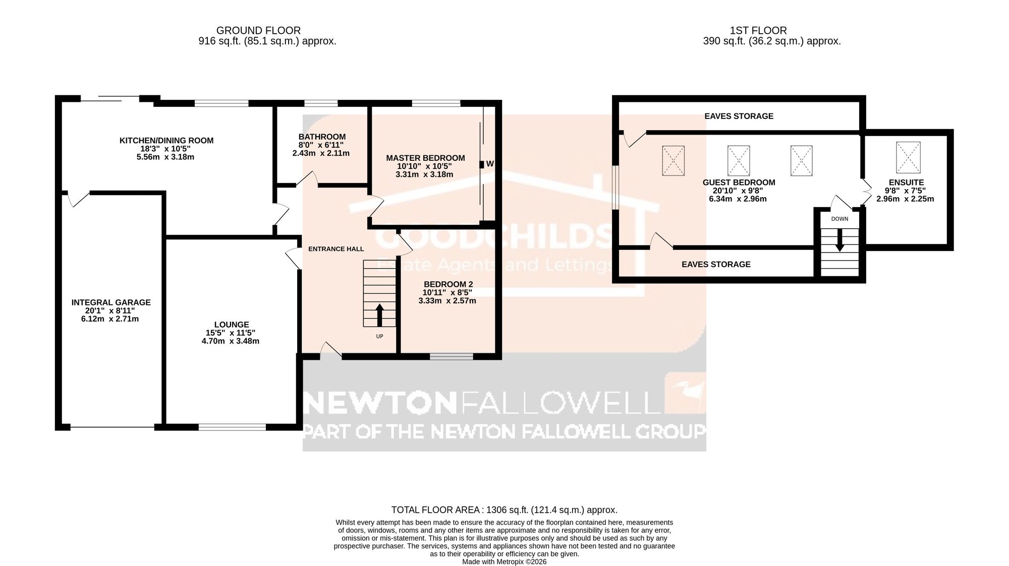 3 Woodlands Avenue, Leek floorplan