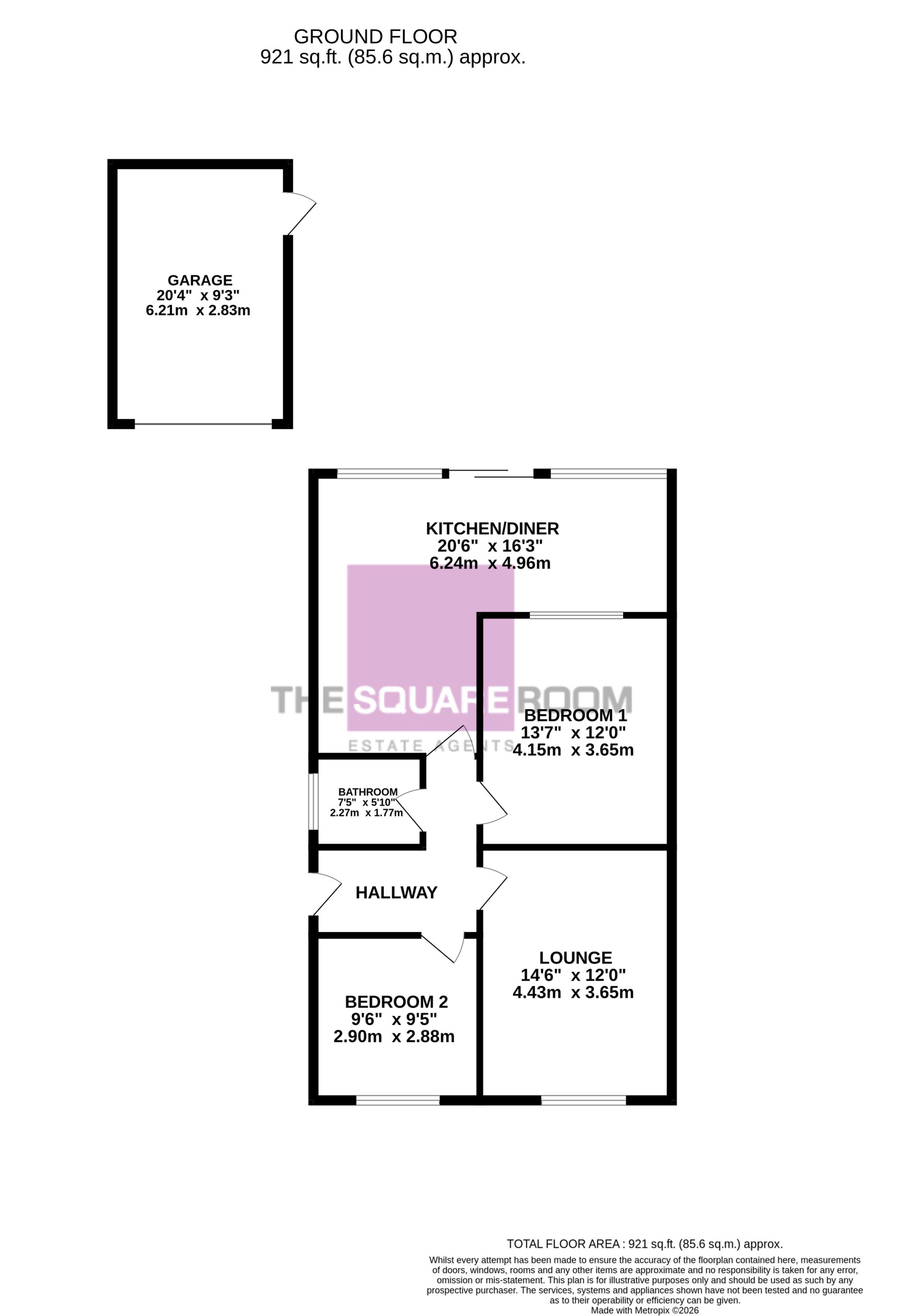 63, Holts Lane, Poulton-Le-Fylde floorplan