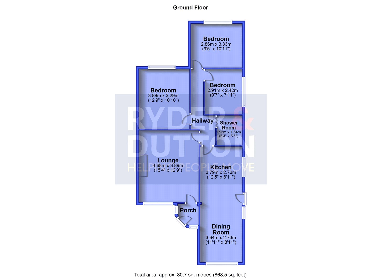 15, Regent Drive, Mossley floorplan
