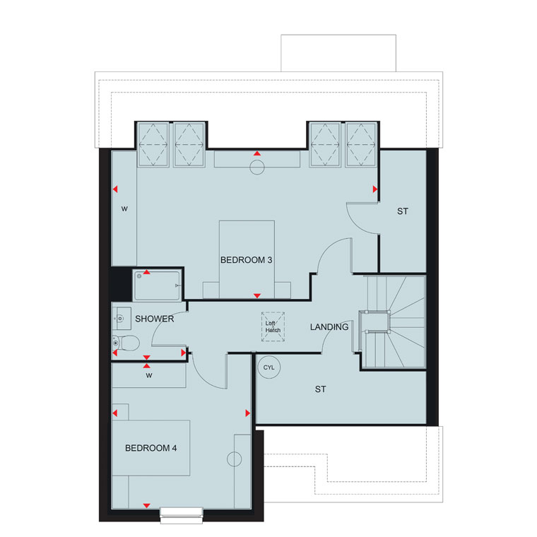 H884678, The Balk, Pocklington floorplan