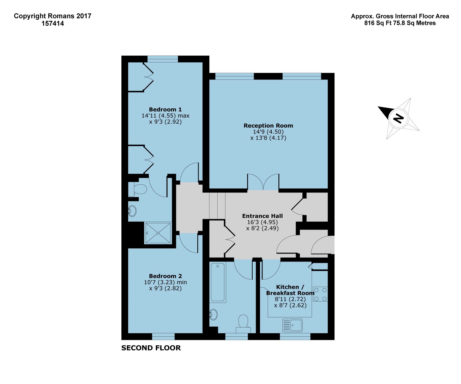 2 Bedrooms Flat for sale in Peninsula Place, Napier Road, Crowthorne RG45