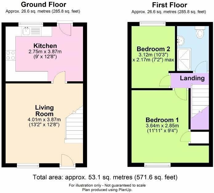 64, South Bank, Hereford floorplan