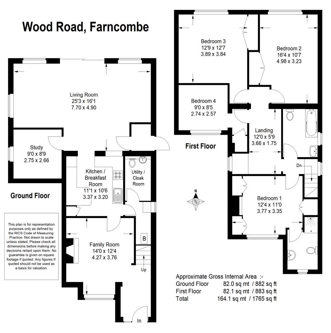 6, Wood Road, Farncombe floorplan