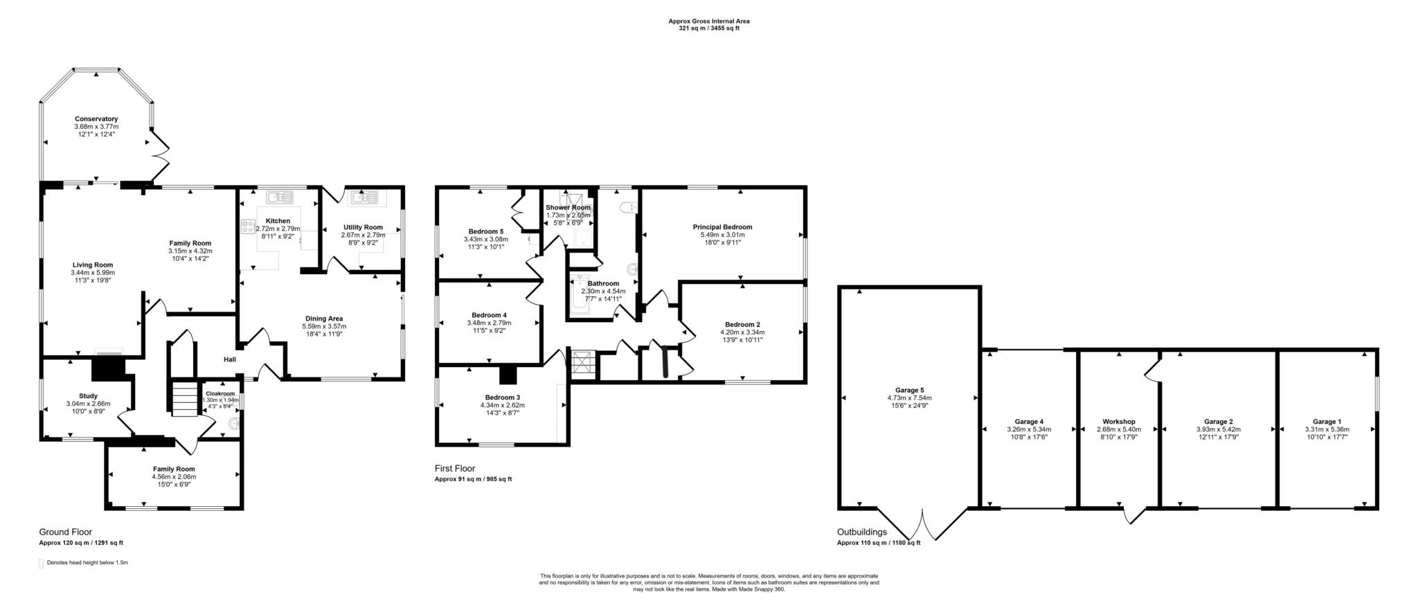 Old Farm, Dents Lane, Gloucester floorplan