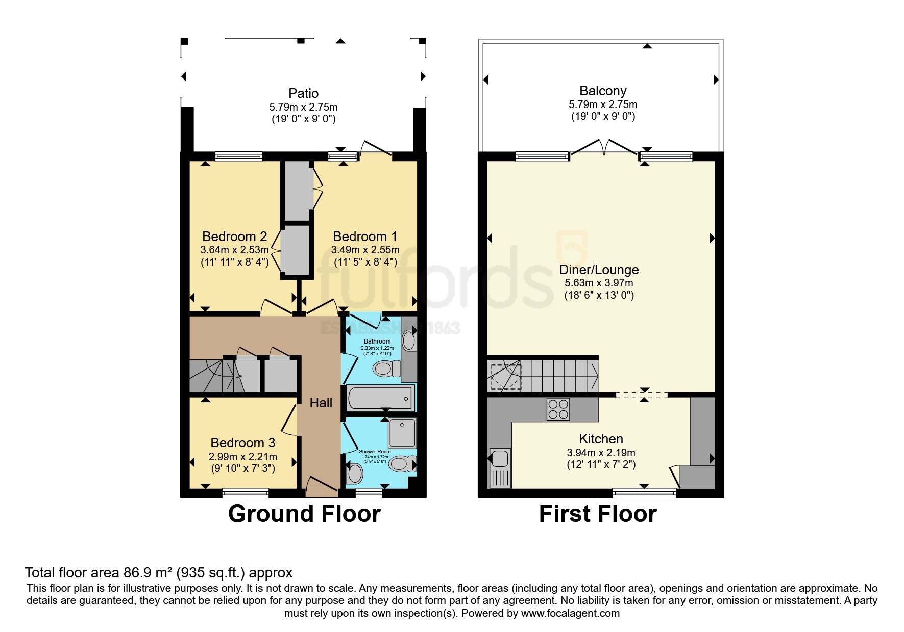 34, Valley Lodges, Callington floorplan