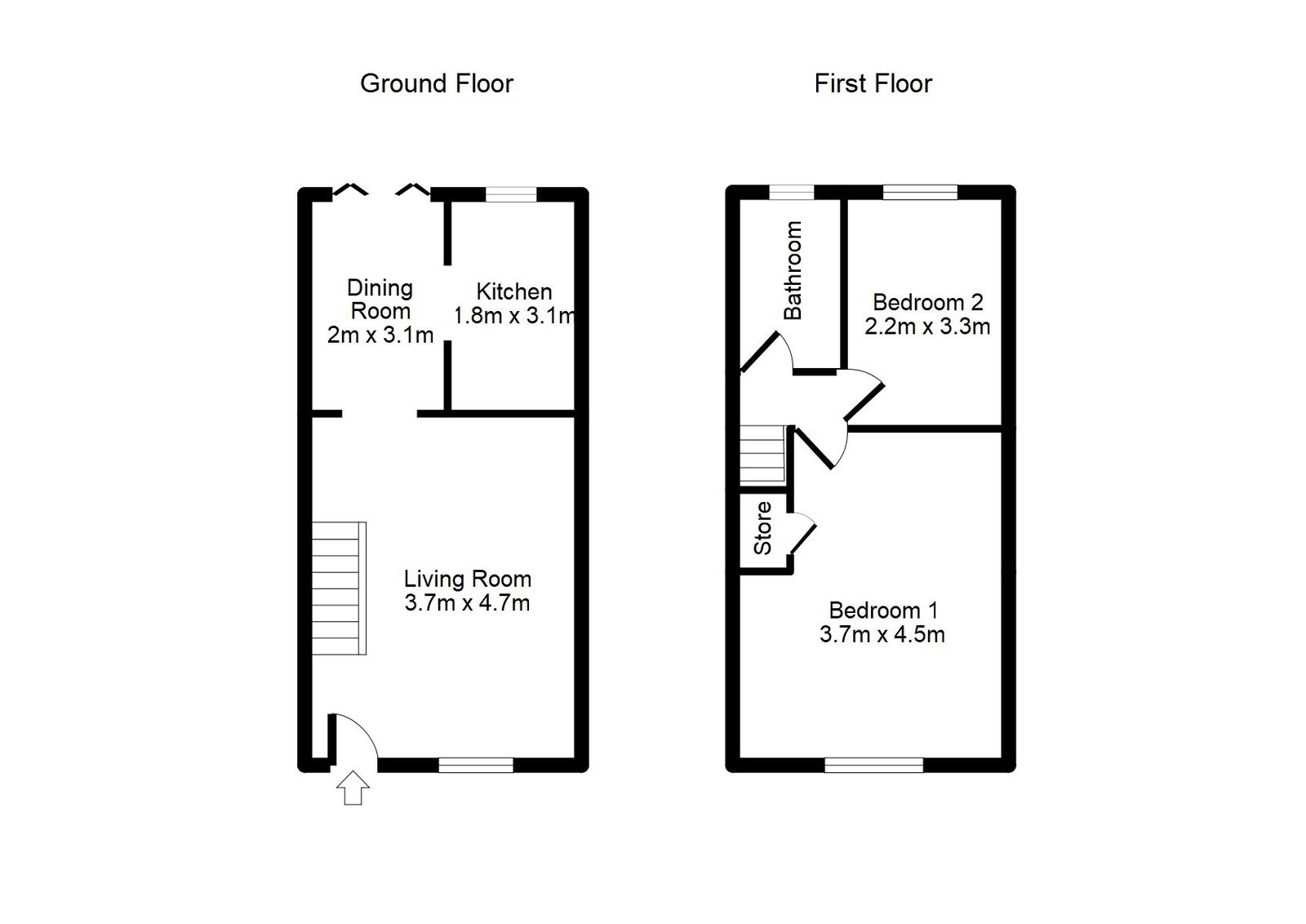 3, Hall Street, Bury floorplan
