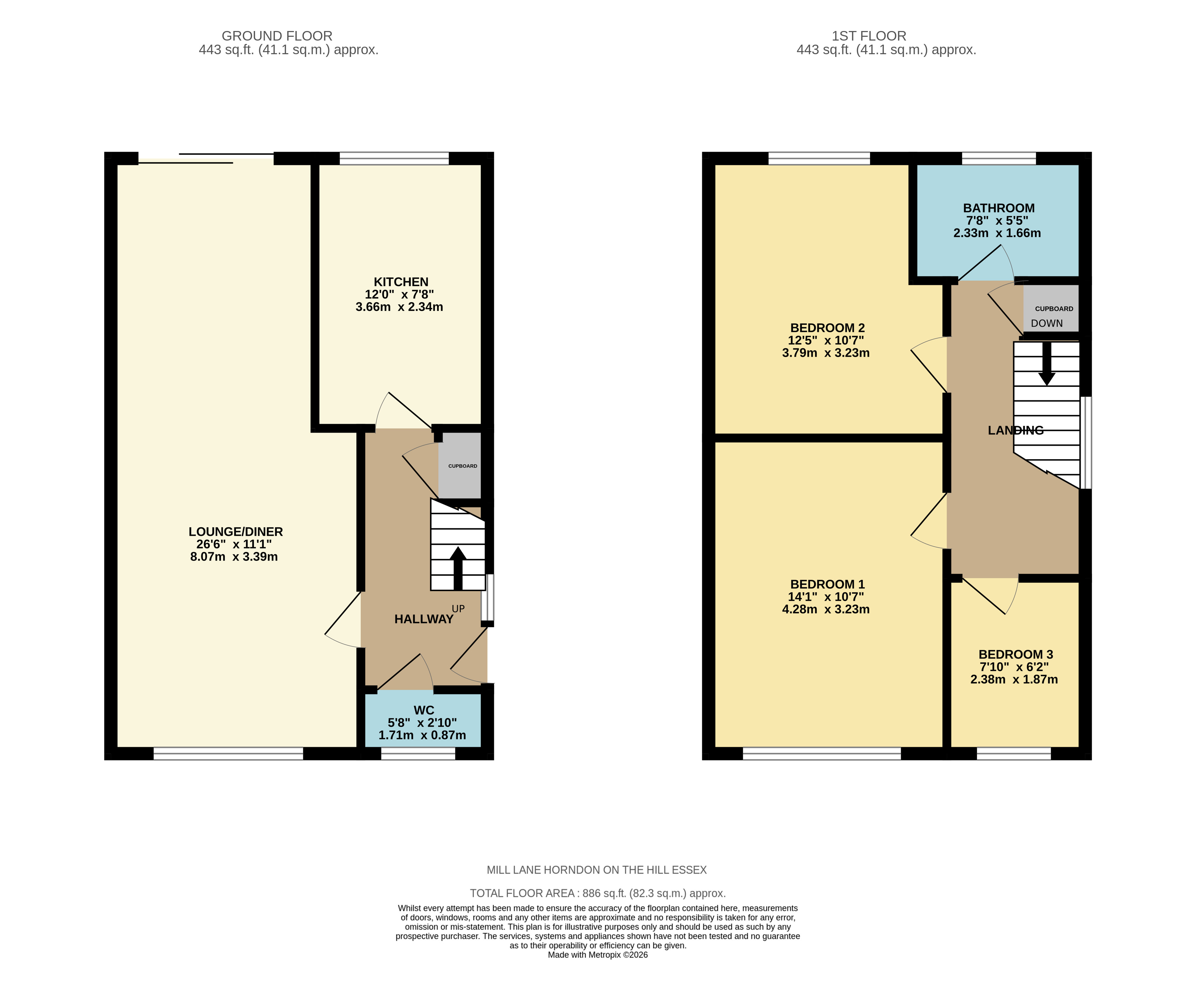Jada,, Mill Lane, Stanford-le-Hope floorplan