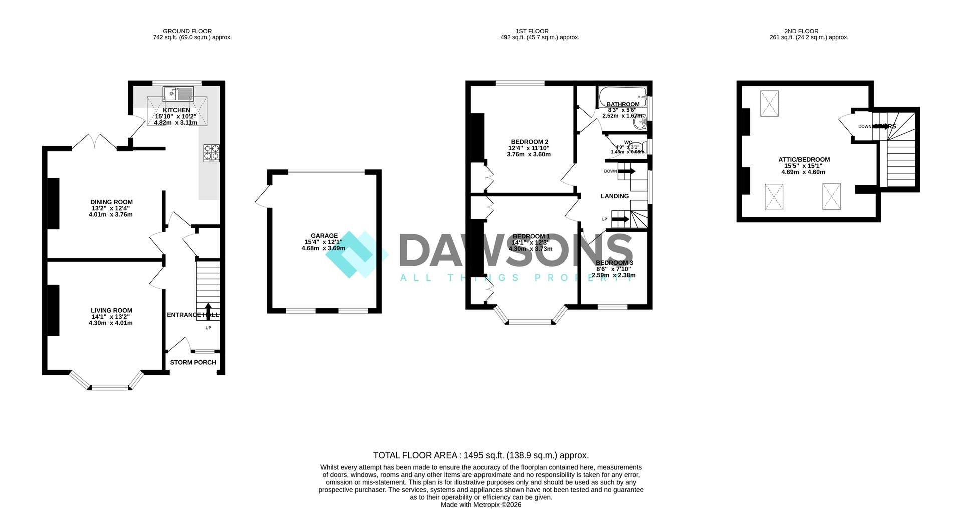 38, Lon Cadog, Swansea floorplan