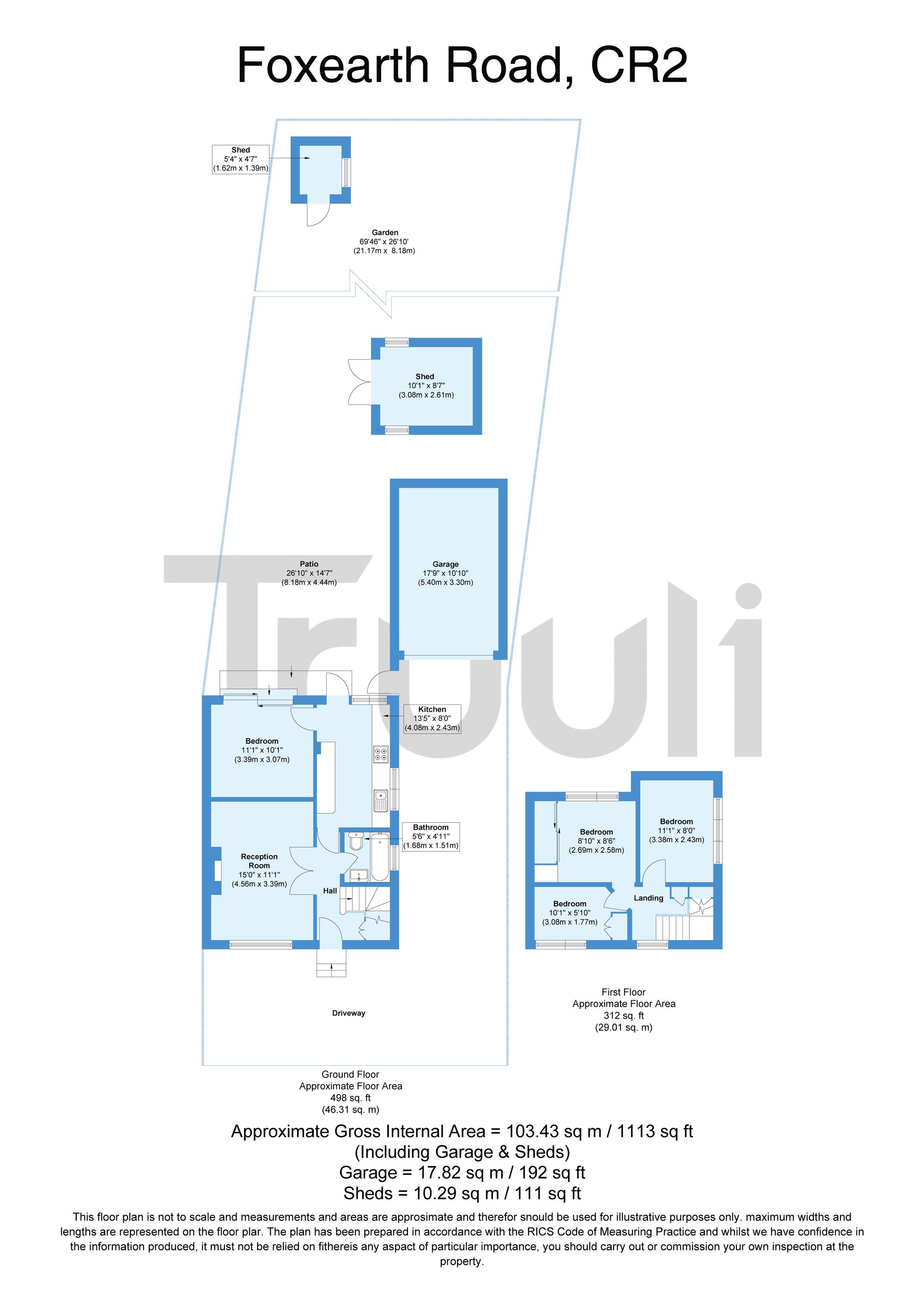 77 Foxearth Road, South Croydon floorplan