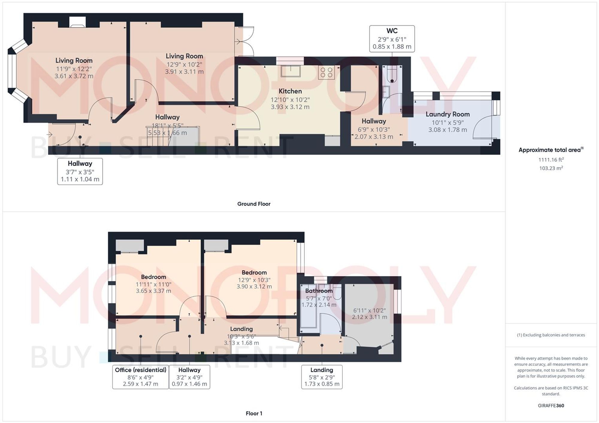 60 Gerald Street, Wrexham floorplan