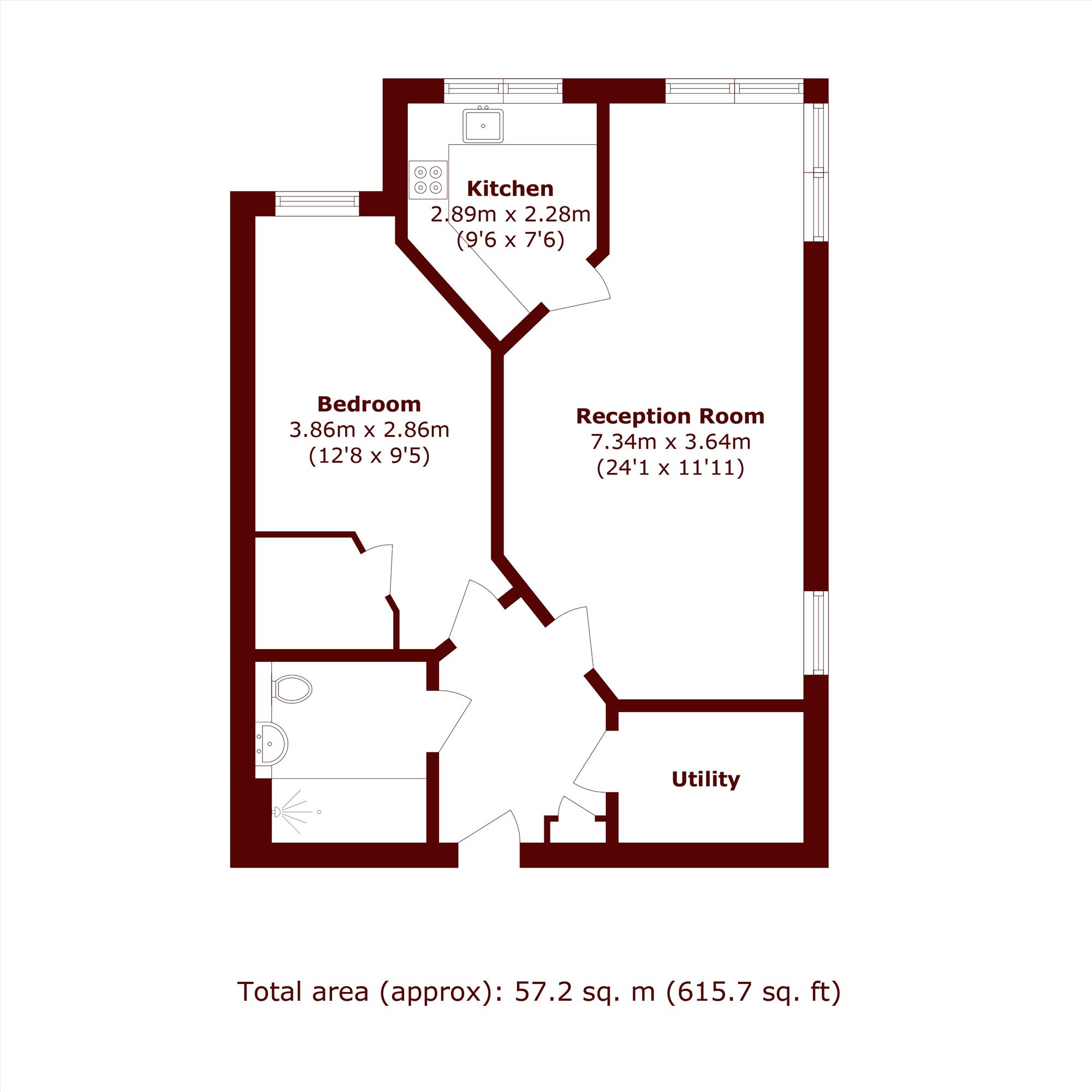 38 Kingswood Court, 47-51, Sidcup Hill, Sidcup floorplan
