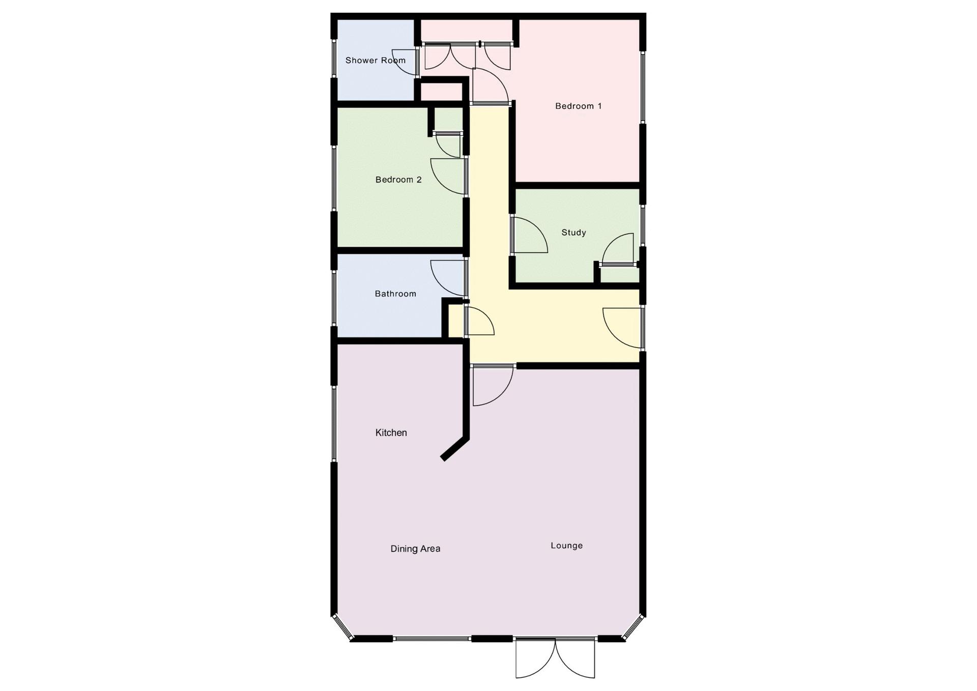 4 The Glade, Southwick Road, Fareham floorplan