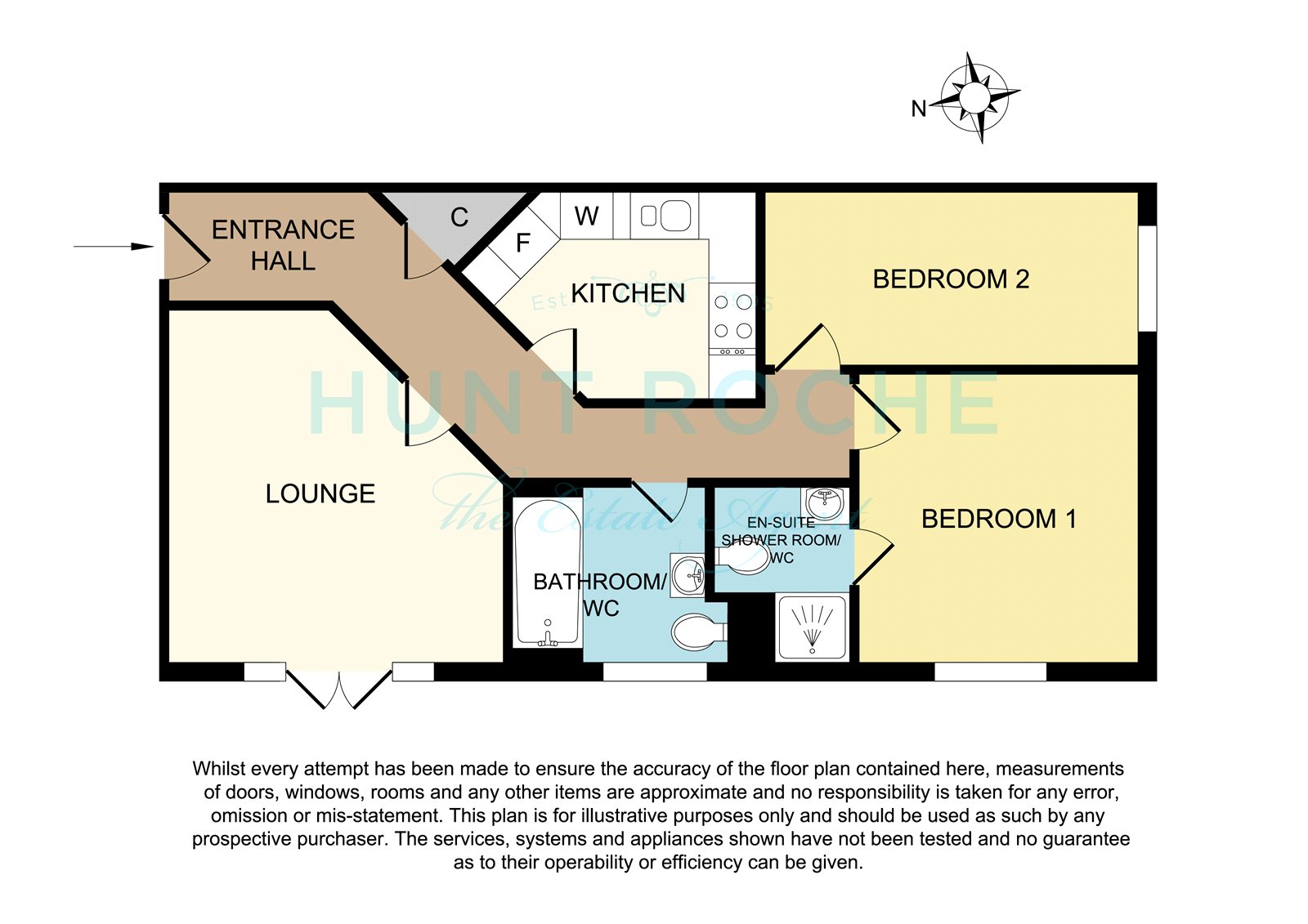 Flat 38, Lady Hamilton Court, 50, Barnstaple Road, Essex floorplan
