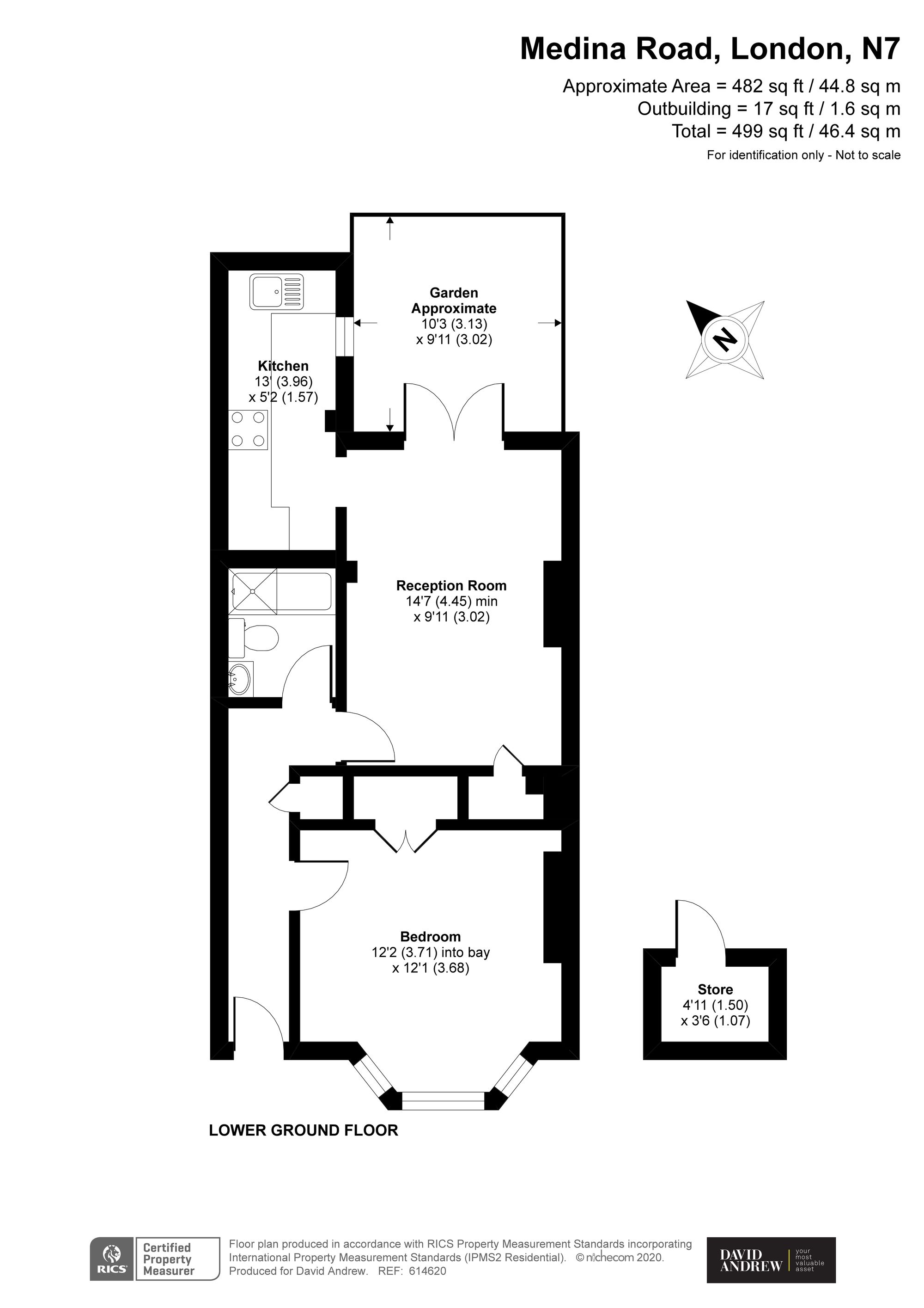 24A Medina Road, London floorplan