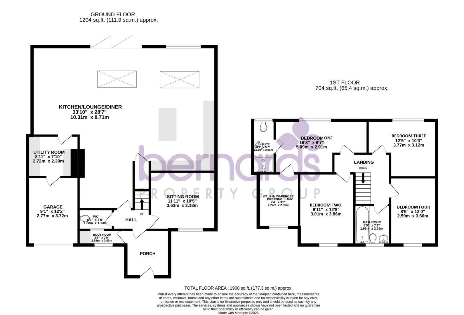 61, Southbrook Road, Havant floorplan