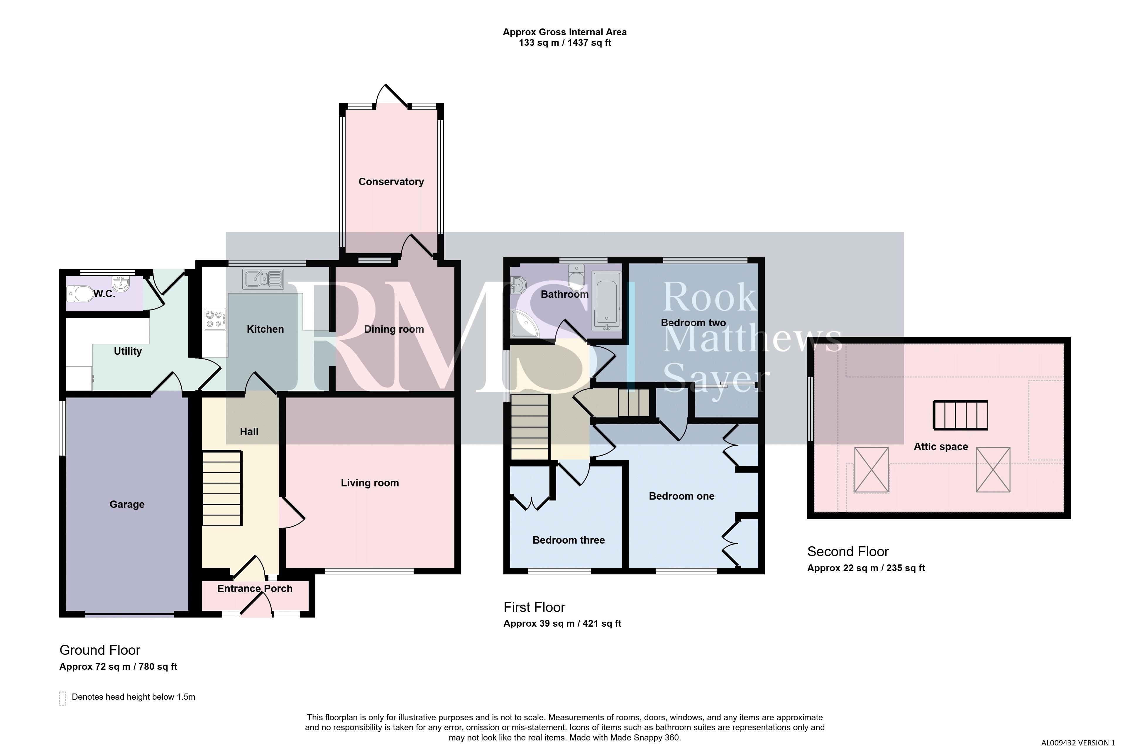 5, Brinkburn Place, Morpeth floorplan