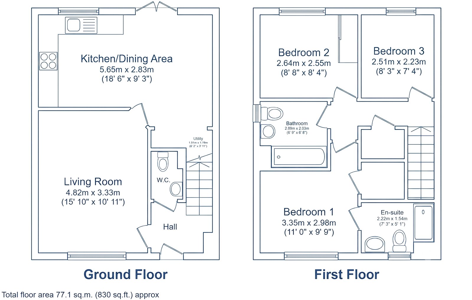 5, Brogden Drive, Nantwich floorplan